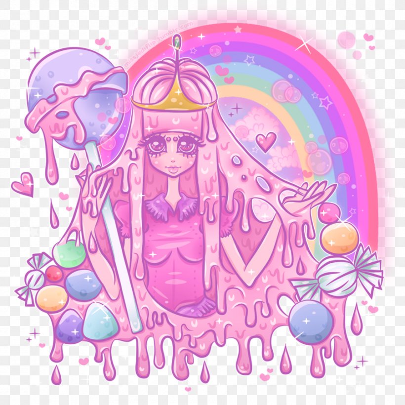 Princess Bubblegum Chewing Gum Marceline The Vampire Queen, PNG, 900x900px, Watercolor, Cartoon, Flower, Frame, Heart Download Free
