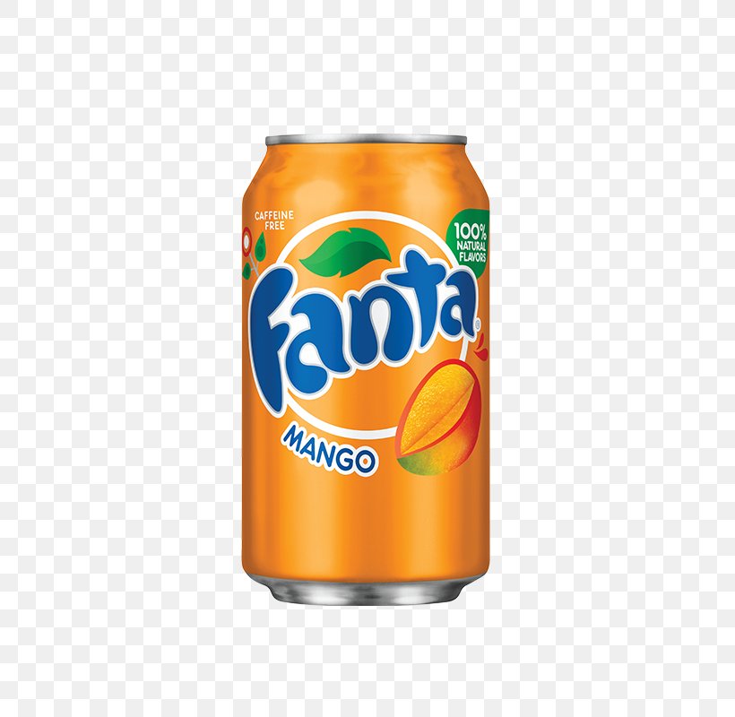 Fizzy Drinks Juice Coca-Cola Fanta Carbonated Water, PNG, 800x800px, Fizzy Drinks, Aluminum Can, Beverage Can, Brand, Carbonated Water Download Free