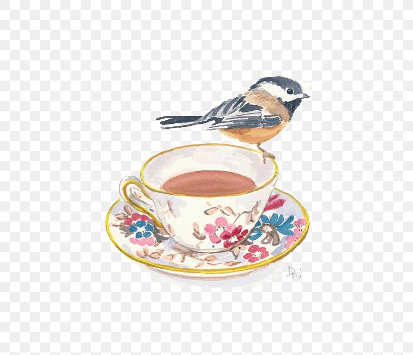 Teacup Coffee Watercolor Painting, PNG, 564x705px, Tea, Black Tea, Bubble Tea, Coffee, Coffee Cup Download Free
