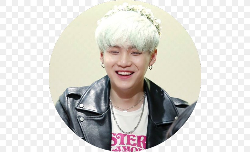 Suga BTS RUN Hair Coloring Blond, PNG, 500x500px, Suga, Blond, Bts, Forehead, Hair Download Free