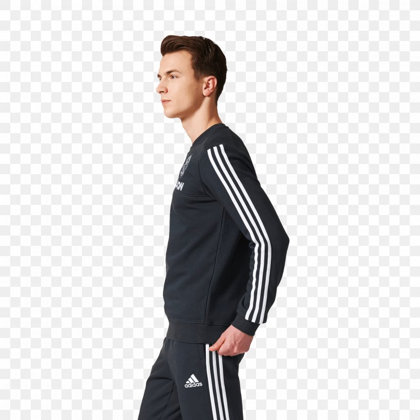 T-shirt Tracksuit Sportswear Perspiration Manchester United F.C., PNG, 2000x2000px, Tshirt, Abdomen, Adidas, Arm, Black Download Free