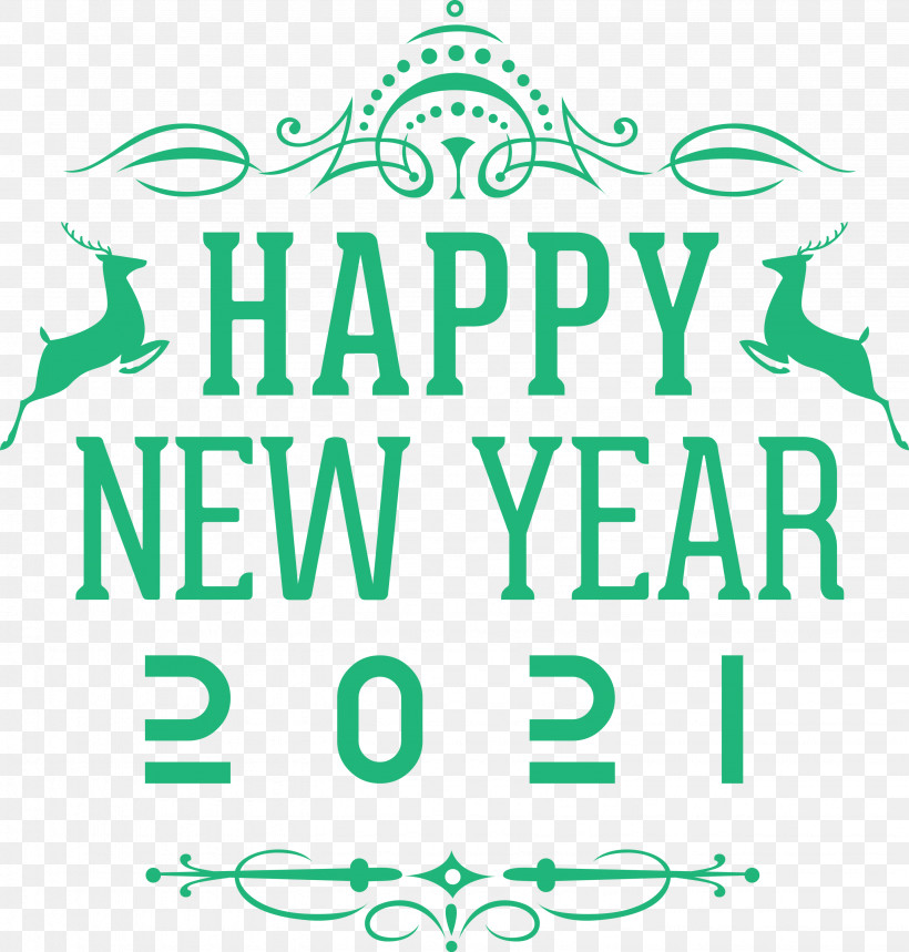 2021 Happy New Year New Year 2021 Happy New Year, PNG, 2862x2999px, 2021 Happy New Year, Behavior, Green, Happy New Year, Line Download Free
