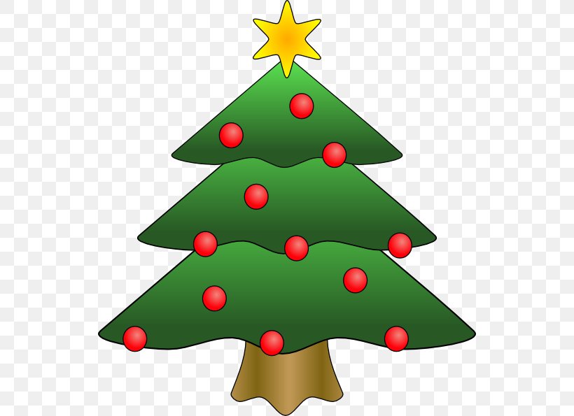 Christmas Tree Cartoon Drawing Clip Art, PNG, 540x595px, Christmas Tree, Cartoon, Christmas, Christmas Decoration, Christmas Ornament Download Free