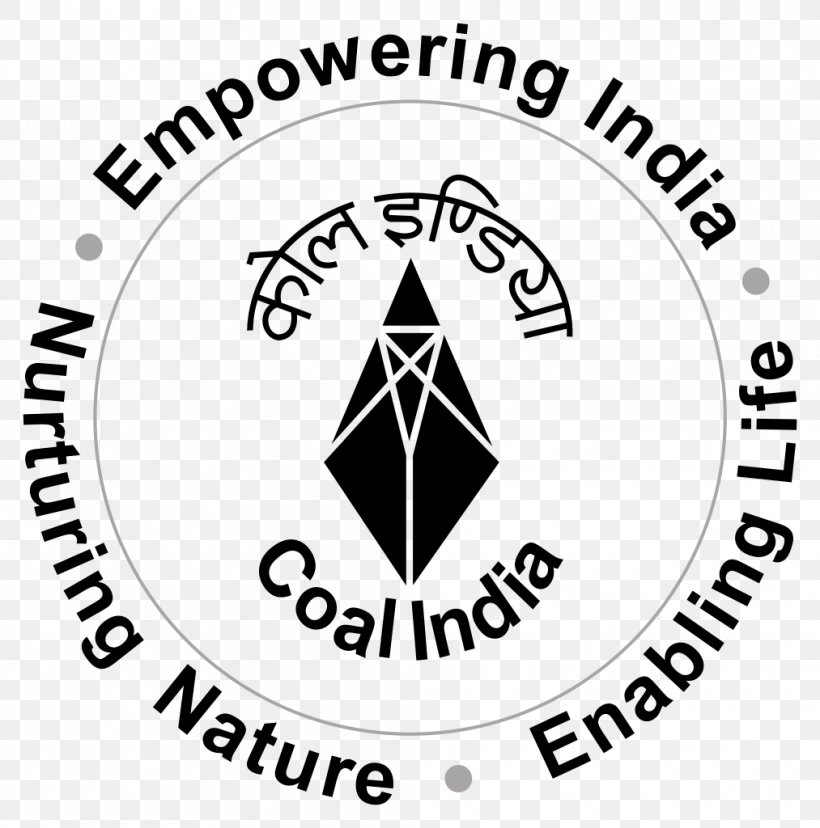 Coal India Coal Mining Business, PNG, 1013x1024px, India, Area, Black, Black And White, Brand Download Free