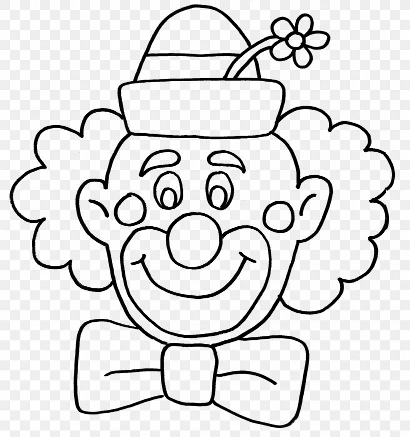 Coloring Book Drawing Clown Circus Painting, PNG, 1802x1920px, Watercolor, Cartoon, Flower, Frame, Heart Download Free