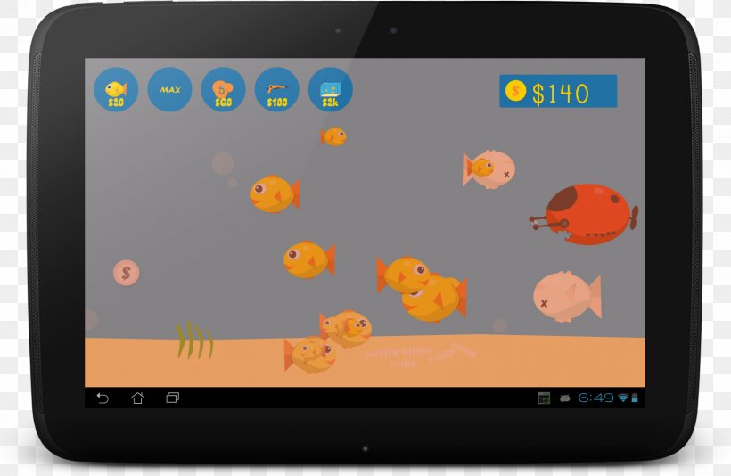 Fish Aquarium Tablet Computers Android NeuronDigital Handheld Devices, PNG, 1670x1088px, Fish Aquarium, Android, Android Studio, Aquarium, Display Device Download Free