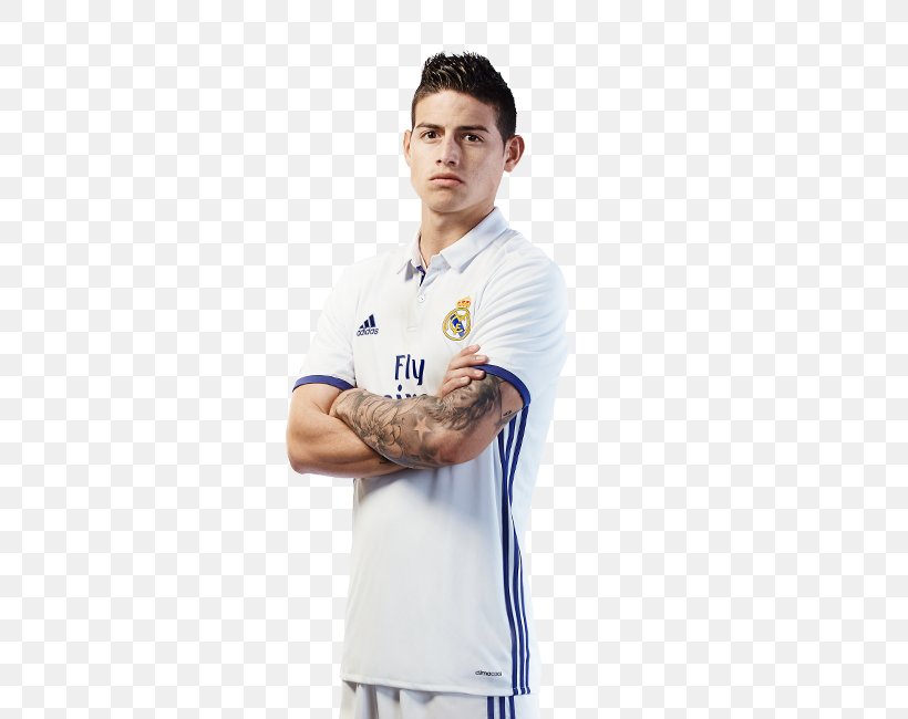James Rodríguez Real Madrid C.F. Colombia National Football Team UEFA Champions League FC Bayern Munich, PNG, 550x650px, Real Madrid Cf, Arm, Clothing, Collar, Colombia National Football Team Download Free