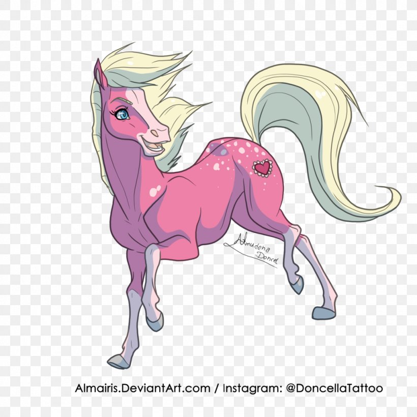 Pony Mustang DeviantArt Mane, PNG, 1024x1024px, Watercolor, Cartoon, Flower, Frame, Heart Download Free