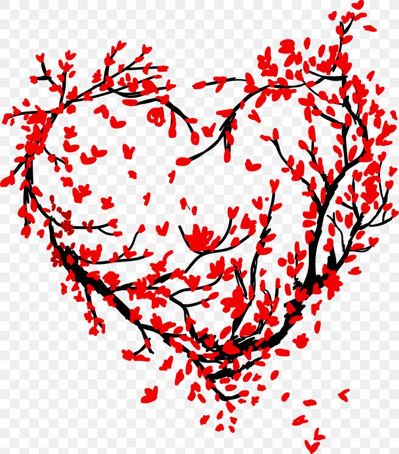 Tree Heart Love, PNG, 2000x2278px, Watercolor, Cartoon, Flower, Frame, Heart Download Free