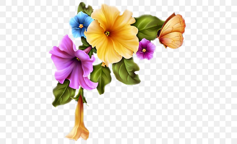 Flower Decoupage Floral Design Clip Art, PNG, 500x500px, Flower, Annual Plant, Art, Birthday, Cut Flowers Download Free