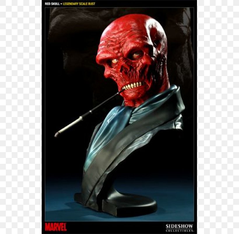 Red Skull Captain America Collector Bust Sideshow Collectibles, PNG, 800x800px, Red Skull, Action Figure, Avengers Infinity War, Bust, Captain America Download Free
