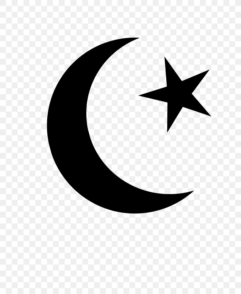 Islam Symbol Religion Multifaith Clip Art, PNG, 707x1000px, Islam, Black And White, Crescent, Muhammad, Multifaith Download Free