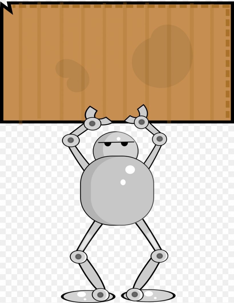 Robot Clip Art, PNG, 850x1100px, Robot, Android, Area, Art, Black And White Download Free