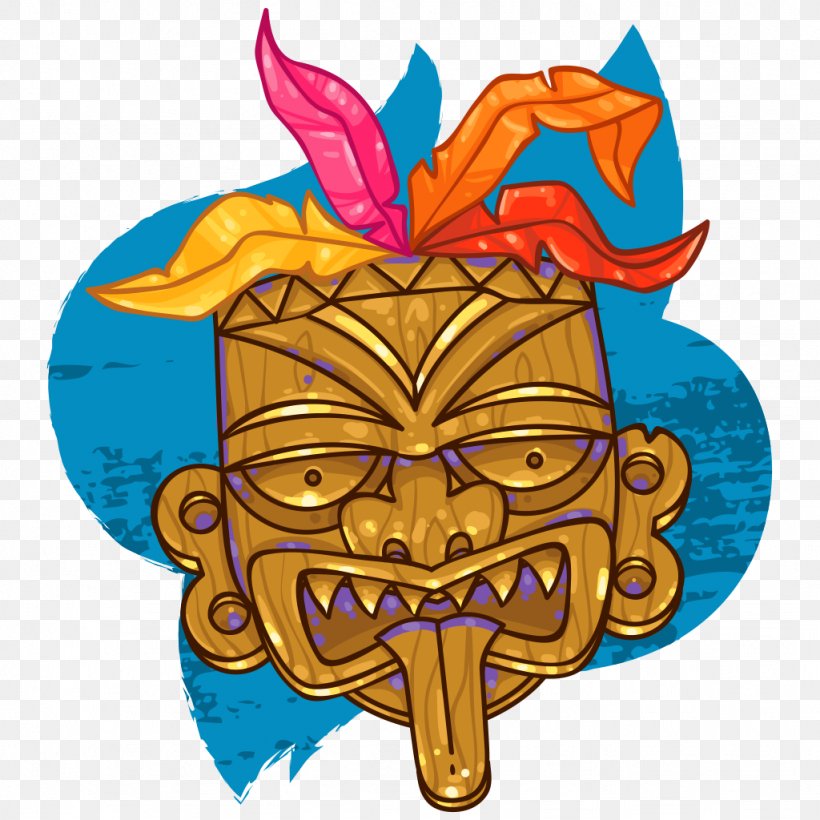 Tiki Hula Food Groddle, PNG, 1024x1024px, Tiki, Art, Fictional Character, Food, Groddle Download Free