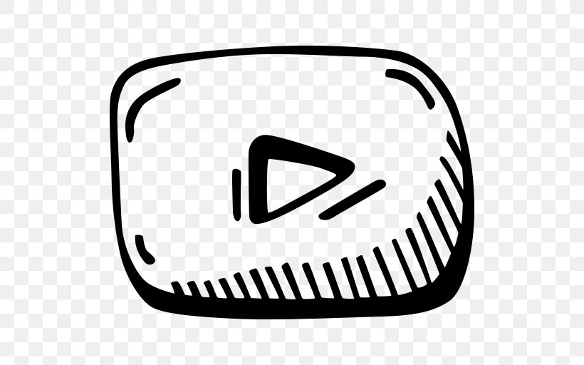YouTube Social Media Drawing Clip Art, PNG, 512x512px, Youtube, Area, Black, Black And White, Blog Download Free