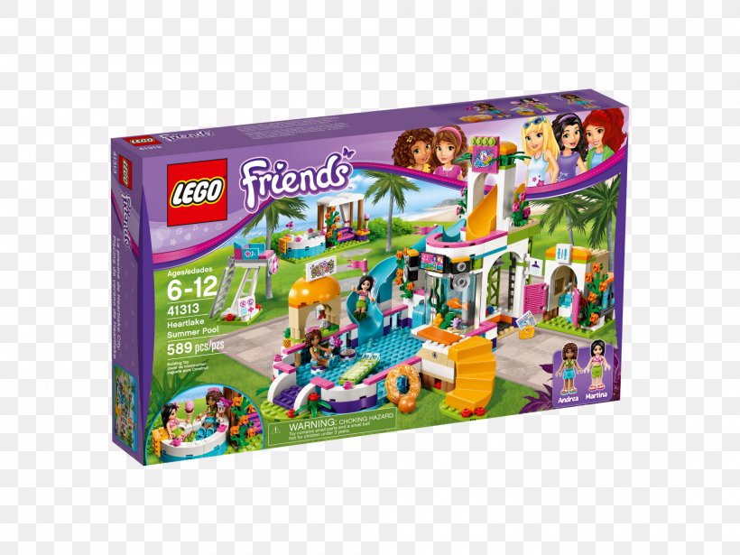 LEGO 41313 Friends Heartlake Summer Pool Amazon.com LEGO Friends Toy, PNG, 2000x1500px, Amazoncom, Department Store, Hamleys, Lego, Lego Friends Download Free