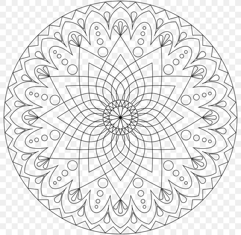 Mandala Coloring Book Child Meditation, PNG, 800x800px, Mandala, Adult, Area, Black And White, Book Download Free