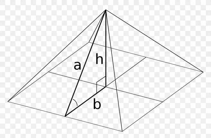 Triangle Pyramid Shape Point, PNG, 1280x837px, Triangle, Area, Black And White, Diagram, Drawing Download Free