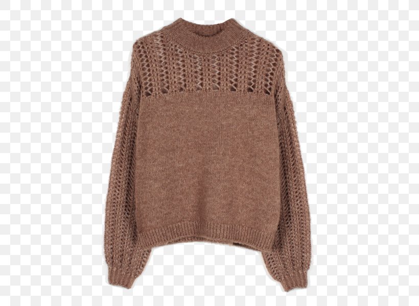 Sweater Wool Neck, PNG, 451x600px, Sweater, Beige, Brown, Neck, Poncho Download Free