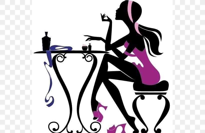 Wall Decal Beauty Parlour Sticker Nail Salon, PNG, 563x533px, Watercolor, Cartoon, Flower, Frame, Heart Download Free