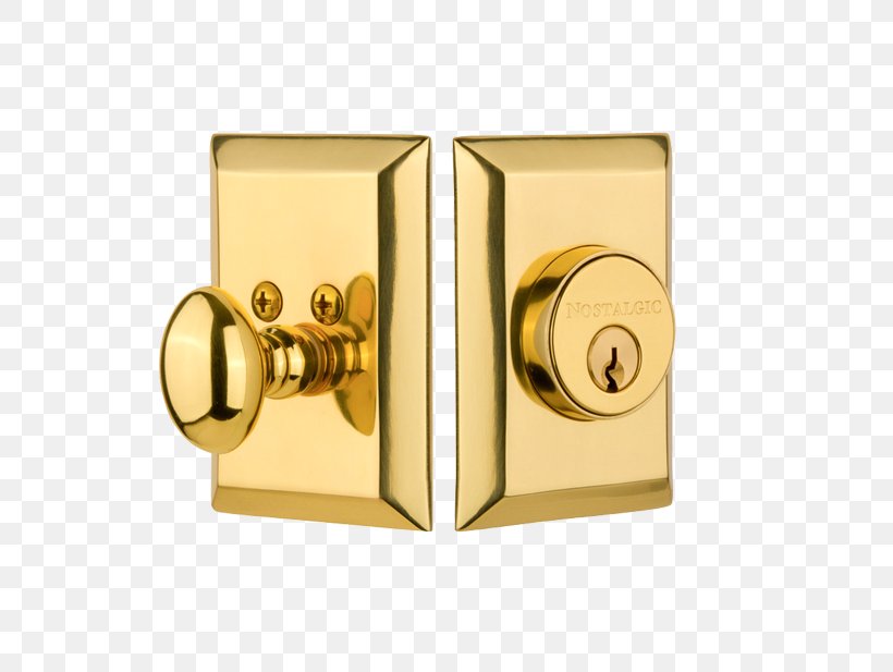 Brass Dead Bolt Door Handle Lockset, PNG, 600x617px, Brass, Bolt, Builders Hardware, Dead Bolt, Door Download Free
