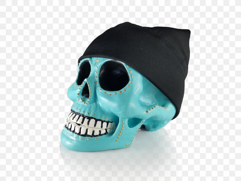 Skull Turquoise, PNG, 3413x2560px, Skull, Bone, Cap, Headgear, Turquoise Download Free
