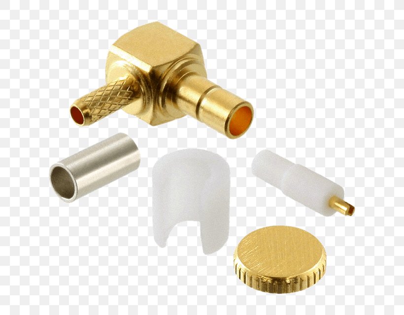SMB Connector Electrical Connector SMA Connector Crimp Electrical Cable, PNG, 640x640px, Smb Connector, Ac Power Plugs And Sockets, Brass, Crimp, Electrical Cable Download Free