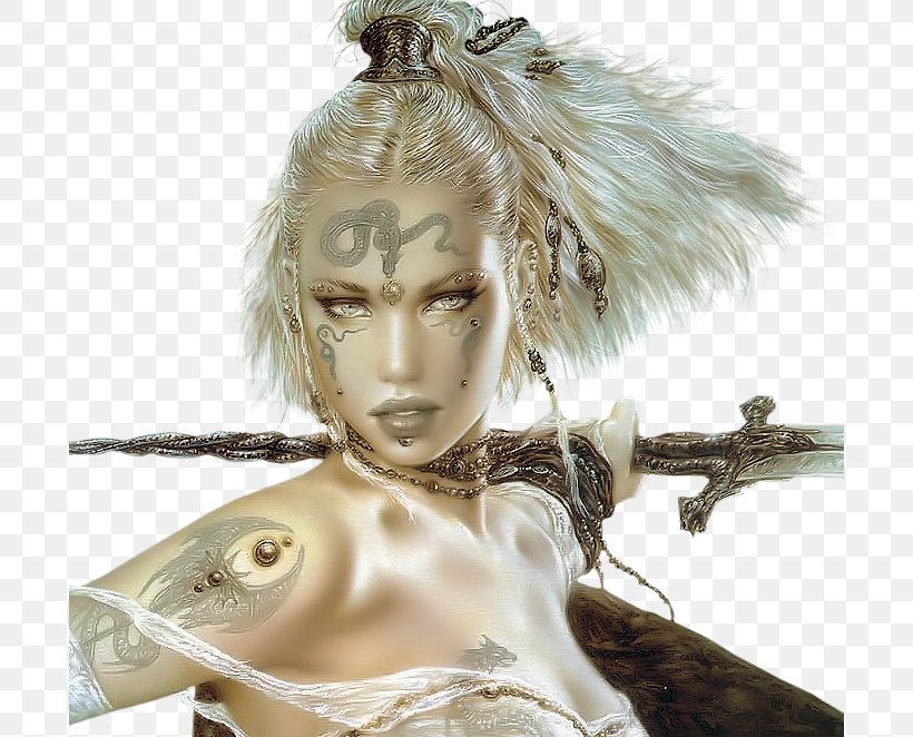 Subversive Beauty Warrior Woman, PNG, 696x662px, Warrior, Fantastique, Female, Figurine, Luis Royo Download Free