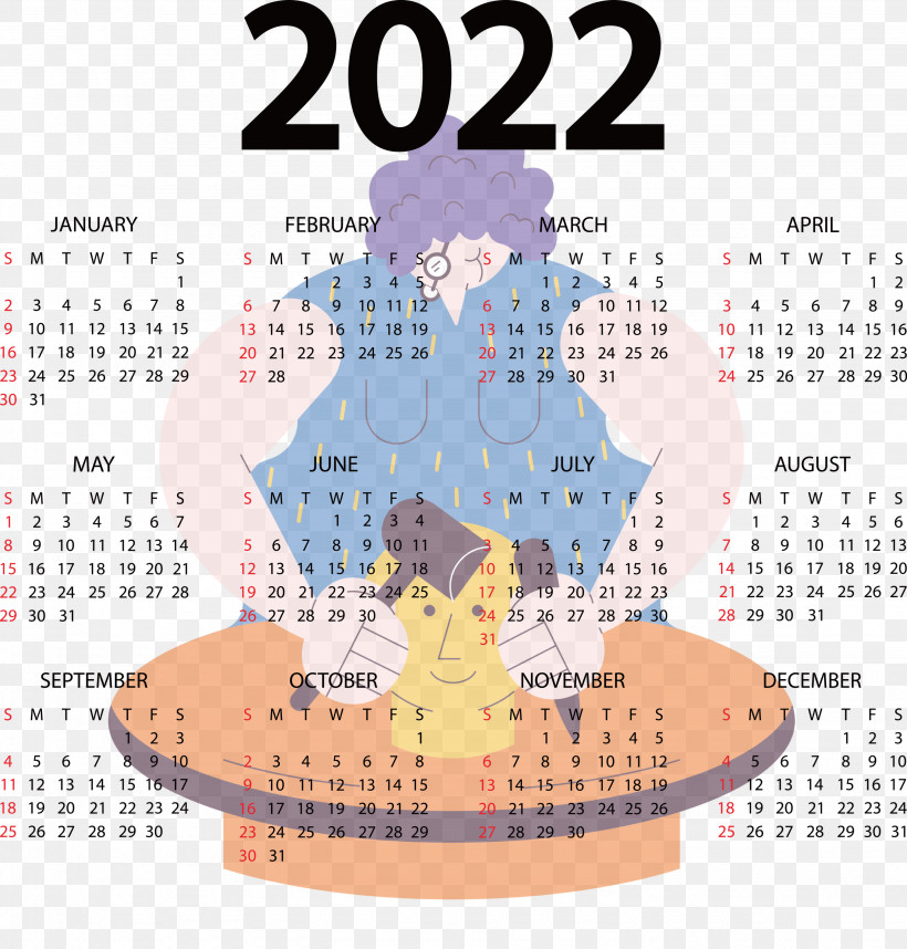 2022 Calendar Year 2022 Calendar Printable Year 2022 Calendar, PNG, 2865x3000px, Calendar System, Almanac, Calendar, Calendar Date, Calendar Year Download Free