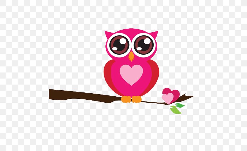 A Wise Old Owl Bird Heart Clip Art, PNG, 500x500px, Owl, Barn Owl, Beak, Bird, Bird Of Prey Download Free