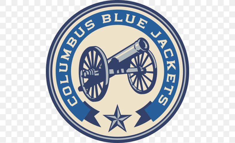 Columbus Blue Jackets National Hockey League Nationwide Arena Minnesota Wild Ice Hockey, PNG, 500x501px, Columbus Blue Jackets, Badge, Blue, Brand, Cbs Sports Download Free