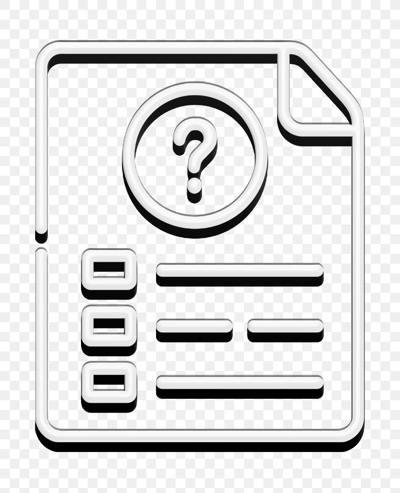 File Icon Question Icon Online Learning Icon, PNG, 812x1010px, File Icon, Black And White, Cisco Systems, Geometry, Line Download Free