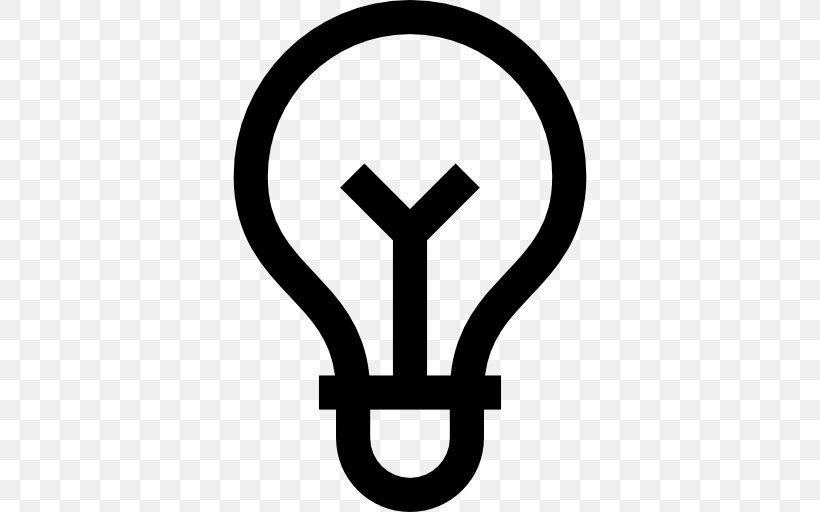 Incandescent Light Bulb Lighting, PNG, 512x512px, Light, Area, Black And White, Brand, Electricity Download Free