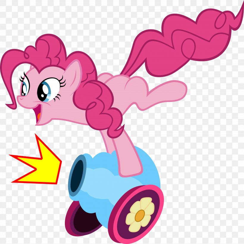 Pinkie Pie Pony Applejack Image, PNG, 3670x3678px, Watercolor, Cartoon, Flower, Frame, Heart Download Free