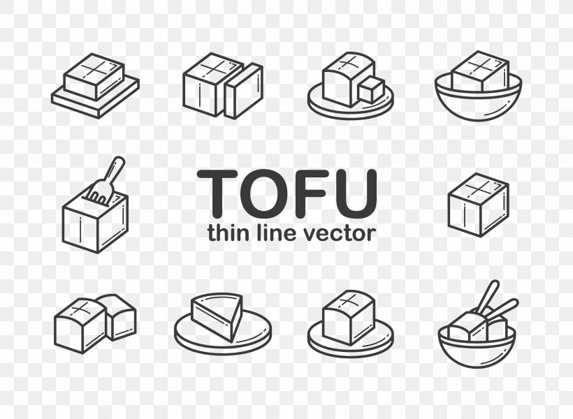Tofu Sushi, PNG, 2800x2050px, Tofu, Area, Black And White, Brand, Diagram Download Free