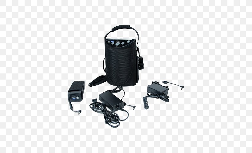 Portable Oxygen Concentrator Invacare Home Care Service Oxygen Therapy, PNG, 500x500px, Portable Oxygen Concentrator, Audio, Bag, Camera Accessory, Concentrator Download Free