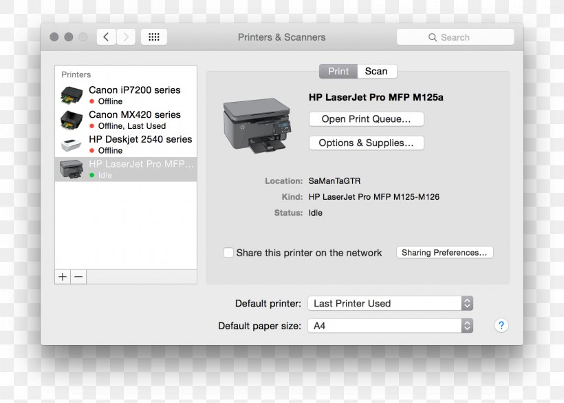 Printer MacOS Printing OS X Yosemite, PNG, 1560x1114px, Printer, Brand, Computer, Cups, Electronics Download Free