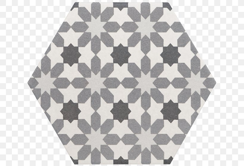 Tile Floor Fliesenspiegel Mosaic Hexagon, PNG, 643x559px, Tile, Area, Azulejo, Black, Cement Download Free