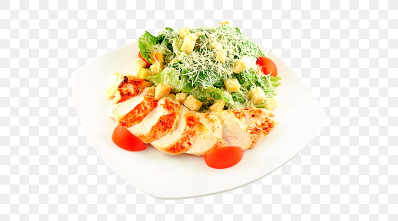 Caesar Salad Chicken Sushi Vegetarian Cuisine Pizza, PNG, 684x455px, Caesar Salad, Cheese, Chicken, Chicken As Food, Cuisine Download Free