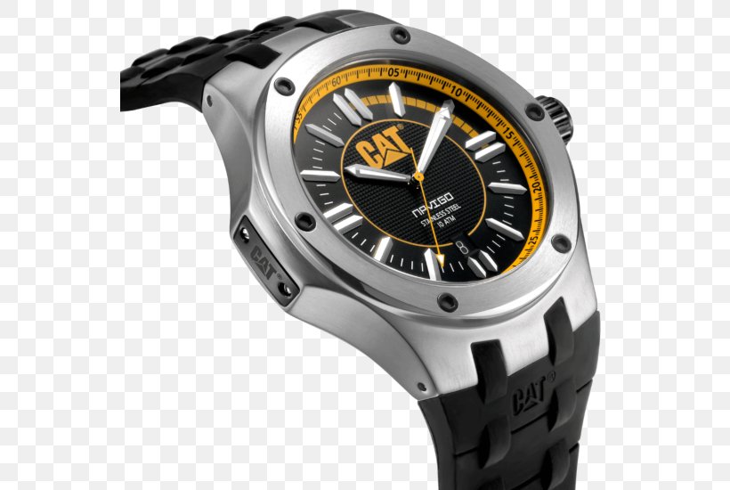 Caterpillar Inc. Watch Clock Black, PNG, 550x550px, Caterpillar Inc, Bijou, Black, Blue, Brand Download Free