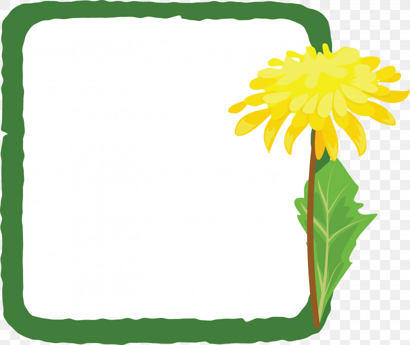 Flower Frame, PNG, 3000x2526px, Flower Frame, Chrysanthemum, Cut Flowers, Dandelions, Floral Design Download Free