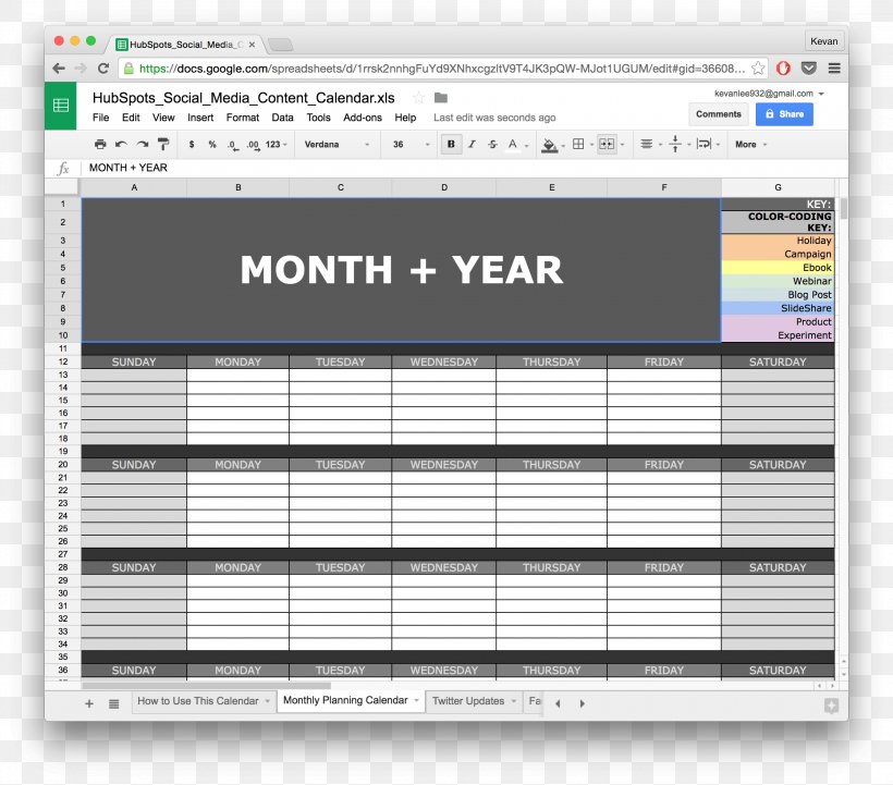 9 Calendar Template Google Docs 2018 Template Free Download