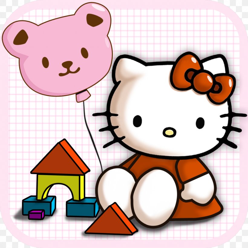 Hello Kitty Greeting & Note Cards Birthday Sanrio Christmas, PNG, 1024x1024px, Hello Kitty, Amigurumi, Anniversary, Area, Artwork Download Free