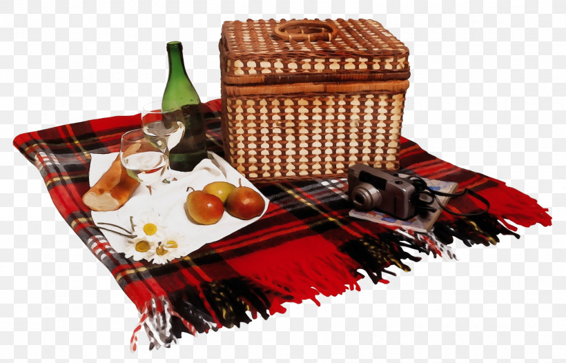 Picnic Basket Tartan Textile Table Basket, PNG, 1800x1156px, Watercolor, Basket, Paint, Picnic Basket, Table Download Free