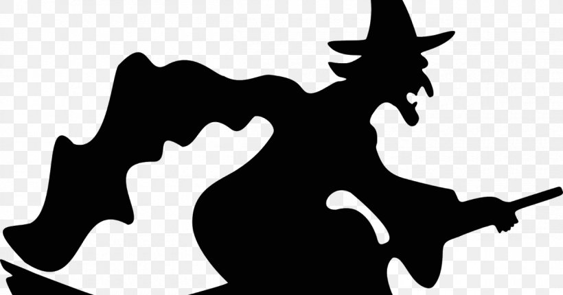 Witchcraft Broom Silhouette, PNG, 1200x630px, Witchcraft, Black And White, Broom, Cartoon, Drawing Download Free