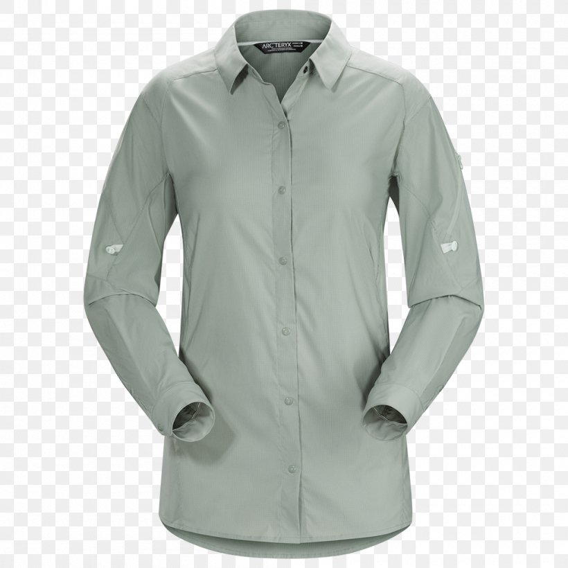 Long-sleeved T-shirt Hoodie Arc'teryx, PNG, 1000x1000px, Tshirt, Button, Clothing, Dress Shirt, Flipflops Download Free