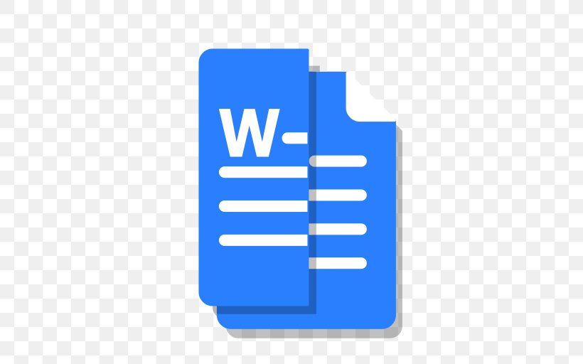 Microsoft Word Google Docs Microsoft Office Document, PNG, 512x512px, Microsoft Word, Area, Blue, Brand, Document Download Free