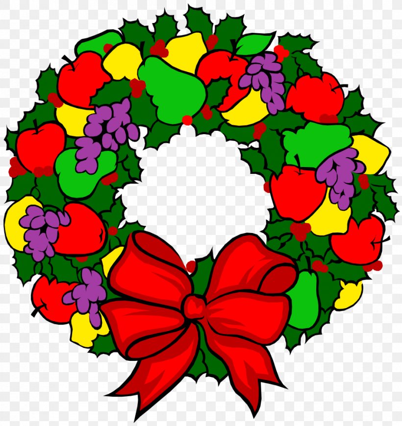 Wreath Floral Design Flower Clip Art, PNG, 942x1000px, Wreath, Artwork, Christmas, Christmas Decoration, Cut Flowers Download Free