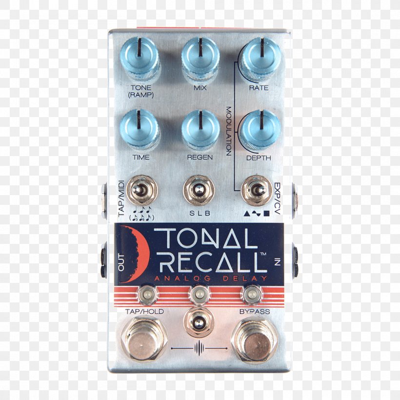 Delay Effects Processors & Pedals Chase Bliss Audio Tonal Recall Reverberation, PNG, 1000x1000px, Delay, Analog Signal, Audio, Chorus Effect, Distortion Download Free