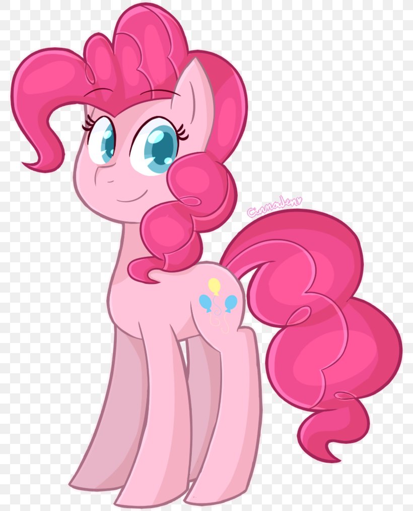 Pony Pinkie Pie Horse DeviantArt, PNG, 788x1013px, Watercolor, Cartoon, Flower, Frame, Heart Download Free